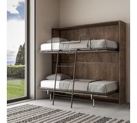 ITAMOBY - Letto Kando Doppio Orizzontale Noce