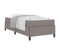 Letto a molle Talpa 100 x 200 cm Tessuto Single Bed Frame with Mattress Set Medium Firm Pocket Sprung Memory Foam Comfort Engineered Wood Slatted Base for Modern Bedroom Durable 140 kg Capacity