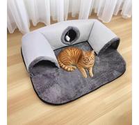 Letto a tunnel caldo per gatti in inverno, centro giochi ed esercizi per