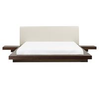 Letto ad acqua marrone scuro 160x200cm Zen