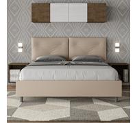 Letto Appia 160x190 con rete tortora [EEK: Non applicabile]