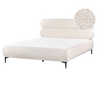 Letto con testiera minimalista in bou ambe in metallo nero camera da letto 1