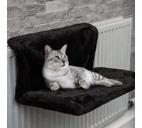 Letto da appendere per gatti, letto per termosifoni per gatti, comodo letto per gatti, in peluche per riscaldatori, amaca per gatti per riscaldamenti, stabile struttura in metallo, tessuto felpato