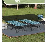 Letto da campeggio pieghevole 2 pz Foresta 206 x 76 x 74 cm