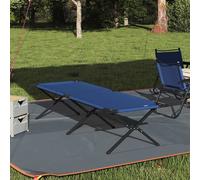 Letto da campeggio pieghevole Blu 210 x 80 x 46 cm