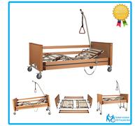 LETTO DA DEGENZA ELETTRICO COMPLETO IN LEGNO A 3 MOVIMENTI CON TRENDENDELENBURG