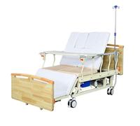 Letto da ospedale regolabile con telecomando, materasso traspirante per la cura degli anziani, design leggero per un facile movimento