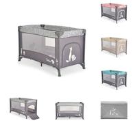Letto da viaggio Moni, playpen safari materasso playpen vista finestra lato ingresso finestra trasportare borsa da viaggio, colorazione:grigio