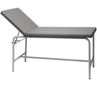Letto da visita medica con struttura in tubo tondo, 176x60x78 cm