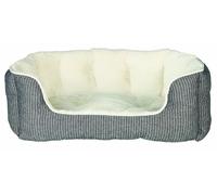 Trixie Davin Oval Cream E Grey Oval Dog Bed 50X40 Cm