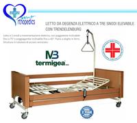 LETTO DEGENZA ELETTRICO ELEVABILE TERMIGEA CON IVA 4% SOLO CON LEGGE 104