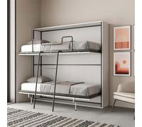 ITAMOBY - Letto Kando Doppio Orizzontale Bianco Frassino