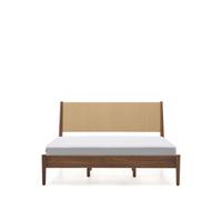 Letto Elan impiallacciatura e legno massiccio di noce corda materasso 160x200cm FSC Mix Credit