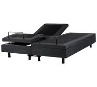Letto elettrico singolo in poliestere grigio scuro regolabile con telecomando se