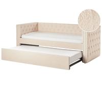 Letto estraibile GASSIN Bou eige chiaro 90 x 200 cm