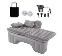 Letto gonfiabile per auto, materasso gonfiabile per auto, cuscino riutilizzabile, cuscino per sedile posteriore, portatile, da campeggio, da viaggio, multifunzionale, per escursioni e avventure