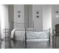 Letto In Ferro Una Piazza e Mezza TULIPANO Nero , per rete sospesa [EEK: A+++]