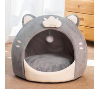 Letto in grotta per gatti Capanna per casa per gatti con palla di peluche