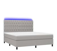 Letto in legno massello con contenitore e testiera regolabile 84.14 Grigio