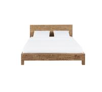 Letto in legno massello di mango intagliato 160x200 cm