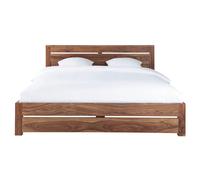 Letto in legno massello di sheesham 140x190 cm