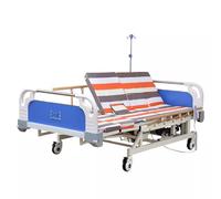 Letto infermieristico elettrico, letto multifunzionale per pazienti con materasso traspirante e telecomando intelligente