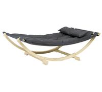 Letto Lounge per due persone in antracite