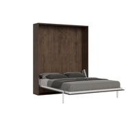 Letto Matrimoniale a Scomparsa Salvaspazio Kentaro H210 cm Marrone