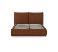 Letto matrimoniale con contenitore Martino 160x200 cm, Rosso Mattone