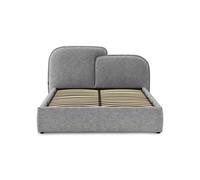 Letto matrimoniale con contenitore Olivia 160x200 cm, Grigio Melange