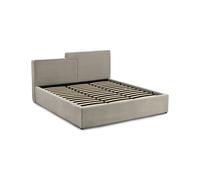 Letto matrimoniale con contenitore Riccardo 180x200 cm, Grigio