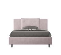 Letto Matrimoniale Francese 140x200 cm con Rete e Contenitore Appia Glicine
