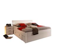 Letto matrimoniale MAXIM con 2 comodini e illuminazione LED, LAP 280x97x216 cm [EEK: A]
