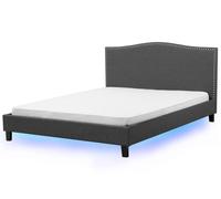Letto MONTPELLIER Tessuto Multicolore 180 x 200 cm LED