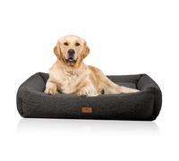 Letto ortopedico per cani Matteo Knuffelwuff con fiocchi di memory foam e rivestimento in morbido teddy XXL 120cm x 100cm Marrone