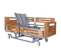 Letto per allattamento regolabile per anziani, con telecomando, ruote incluse, ideale per la casa e le strutture mediche
