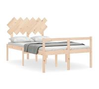 Letto per anziani con testiera in legno massello - Letto durevole e stabile per anziani con maggiore comfort - ideale per la cura e il riposo