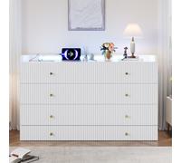 Letto per armadio, 140 x 200 cm, sotto il letto si trovano cassetti, con USB e presa, striscia luminosa a LED, con piastra lucida, letto a piattaforma trasformabile, senza materasso, bianco (140 x 200