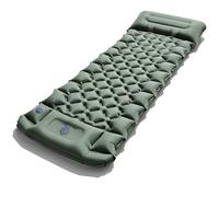 Letto per auto Materasso gonfiabile per materassino da campeggio addensato, tenda per letto, materassino per pompa a pedale incorporato a prova di umidità Materassino Gonfiabile(T2366SpringRainGreen)