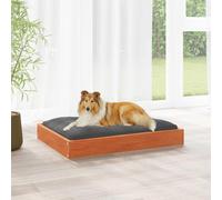 Letto per Cani 101,5 x 74 x 9 cm Legno di Pino Massello