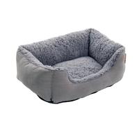 Letto per Cani Cuscino Cesta Domestico Lettino Animali Divano Grigio Chiaro/Grau
