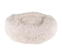 Letto Per Cani Flamingo Krems Rotondo Bianco Antiscivolo Lavabile In Peluche