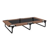 Letto Per Cani Grandi Pieghevole Con Tessuto A Rete Da Interno Ed Esterno, 107x61x20 Cm, Marrone