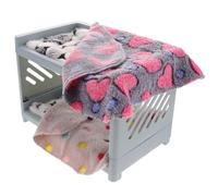 Letto Per Cincillà A Doppio Strato Conigli Cuccia Piccoli Animali Domestici