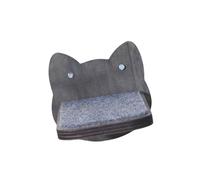 Letto per Gatti a Gradini, Scale da, Contenitore, per Saltare, Giocare, Rilassarsi E, Nero