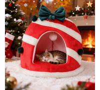 Letto per gatti di Natale, creativo, carino, morbido e accogliente, per