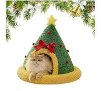 Letto per Gatti,Letti da Interno,Poltrona Reclinabile Natalizia,Soffice Peluche Festivo,Fondo Antiscivolo Lavabile,per Cuccioli E Gattini Che Vivono Gli Animali(M,C)