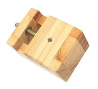 Letto per Incisione di Sigilli in Legno per Principianti | Morsa in Legno e Metallo, Colore Khaki, per Laboratori D'intaglio e Scultura Artistica