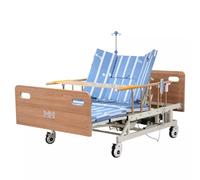 Letto per infermieristica elettrico, letto ospedaliero multifunzionale regolabile per assistenza domiciliare, maggiore comfort del paziente con materasso traspirante