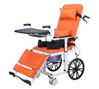Letto per Sedia a rotelle per Infermiere, Letto Multifunzionale per Interni ed Esterni, reabile per Sollevare la Sedia Comoda (Arancione)